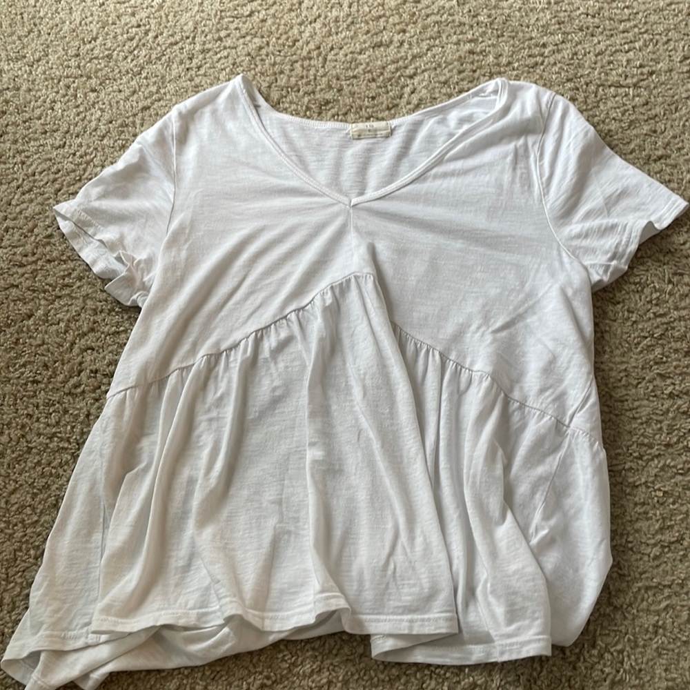 White Pemplin Shirt